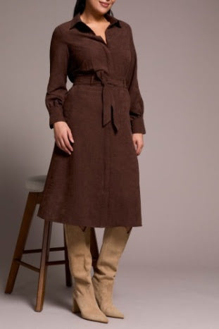 My Favorite Shirt Dress - Cocoa