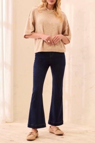 Audrey Flare Jeans -Dark Knught