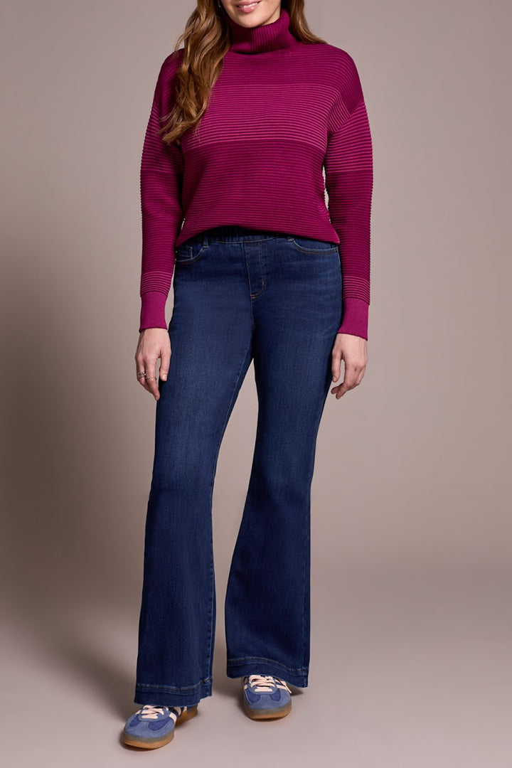 Audrey Flare Jeans -Dark Denim