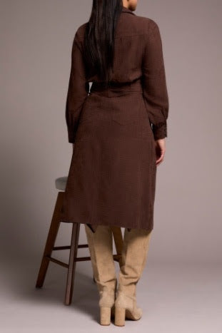 My Favorite Shirt Dress - Cocoa