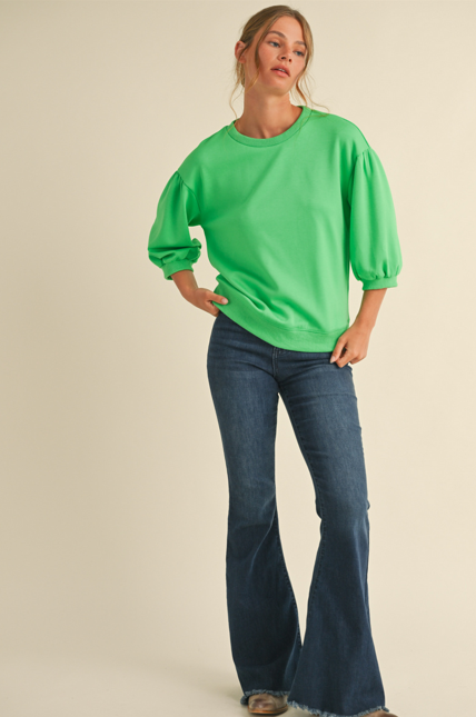 My Soft & Comfy Top - Apple Green