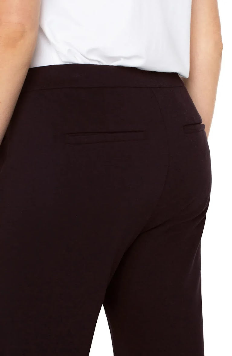 Kayla Wide Leg trouser - Brown Truffle