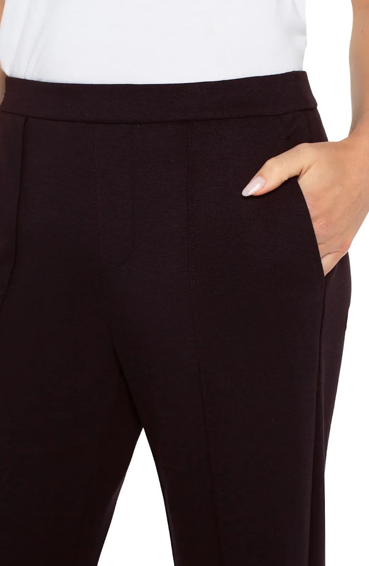 Kayla Wide Leg trouser - Brown Truffle