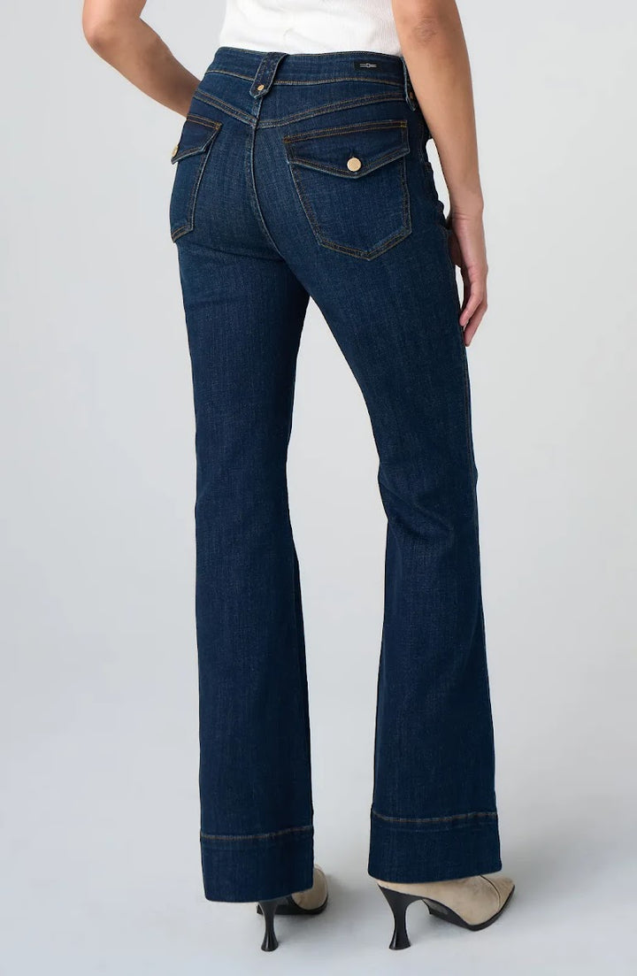 Hannah Outlaw Flare - Dusk Wood Blue
