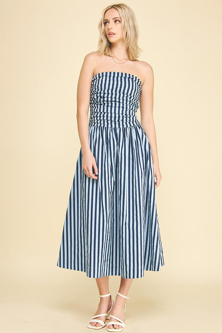 Amanda Maxi Dress - Navy/Blue