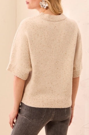 Fun Dolman Sweater - Heathered Pashmina