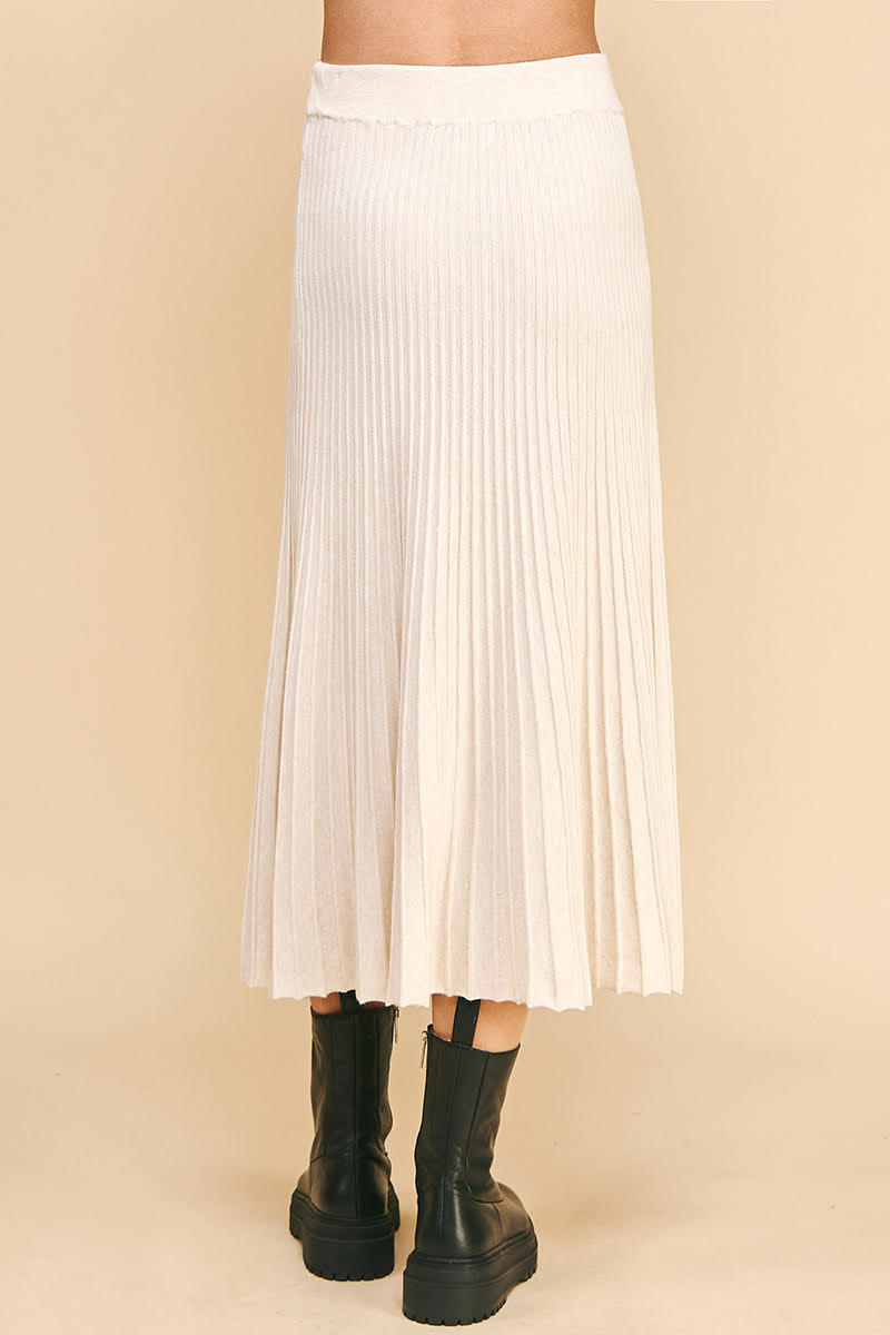 Oh Pleats Skirt - Ivory