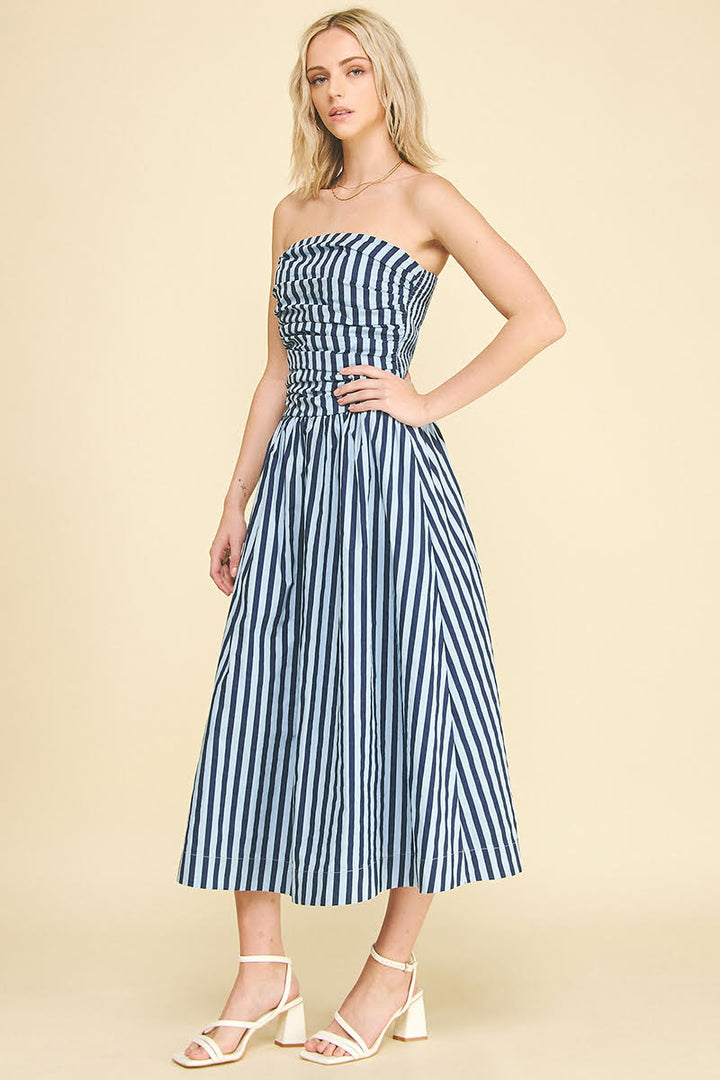 Amanda Maxi Dress - Navy/Blue