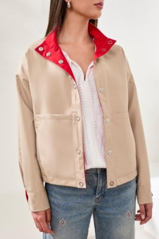 Rain or Shine Jacket - Sangria