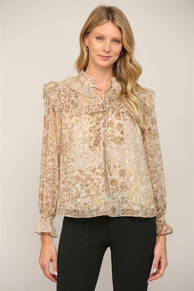 Laura Top - Taupe