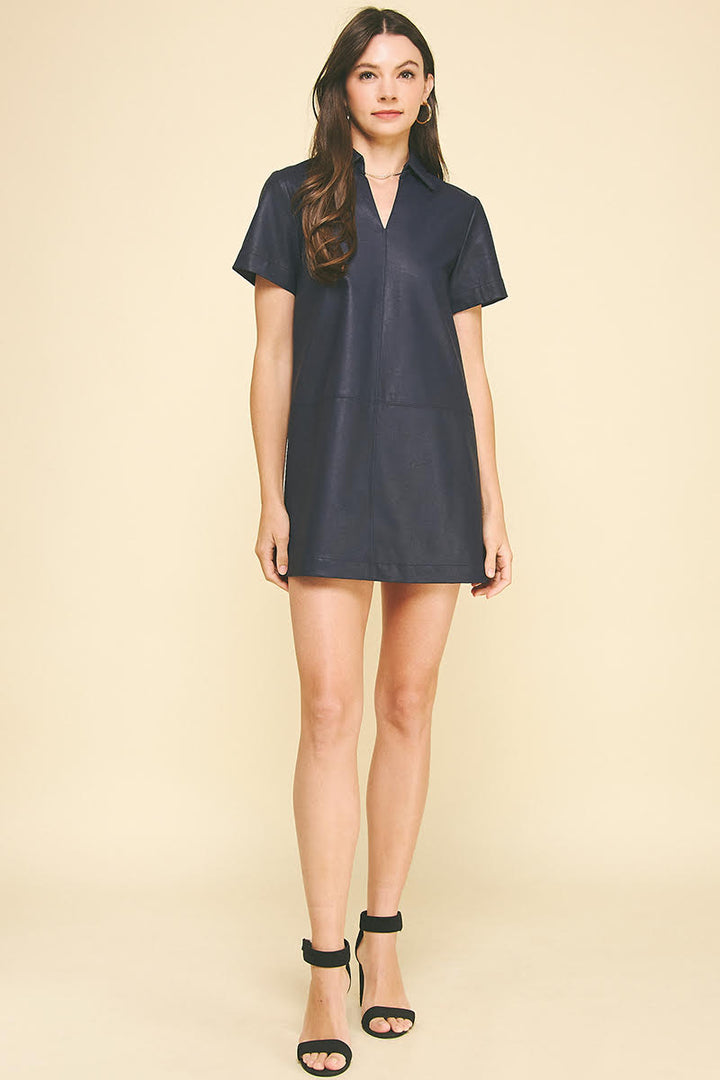 Suzanna Mini Dress - Navy