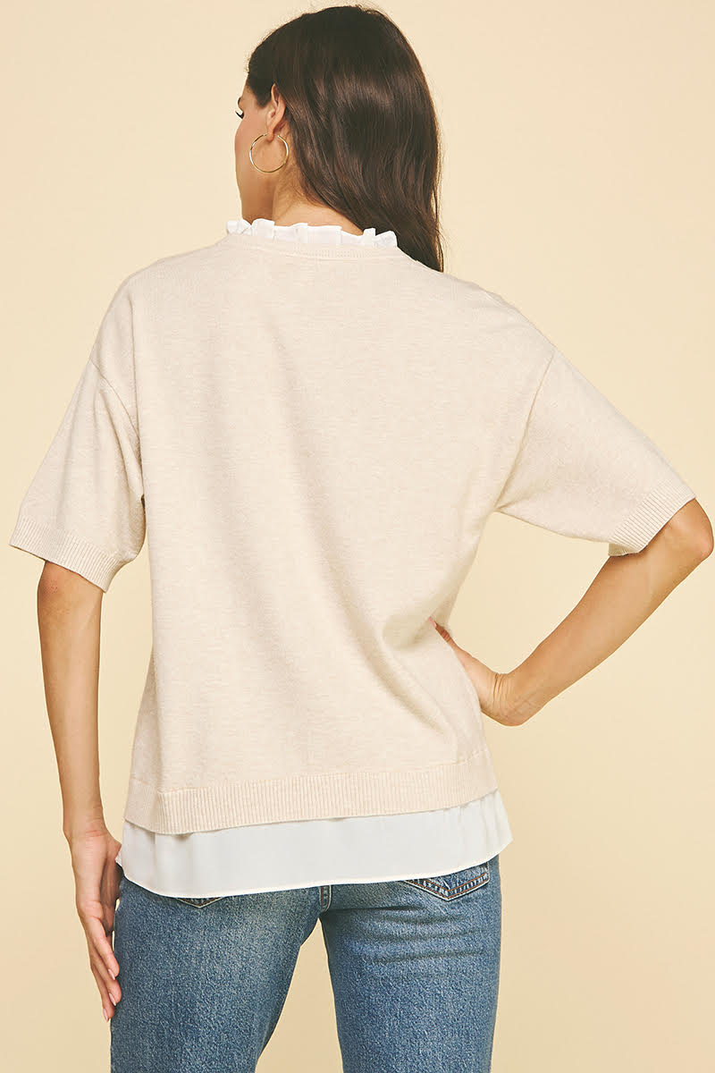 Kara Blouse - Oatmeal