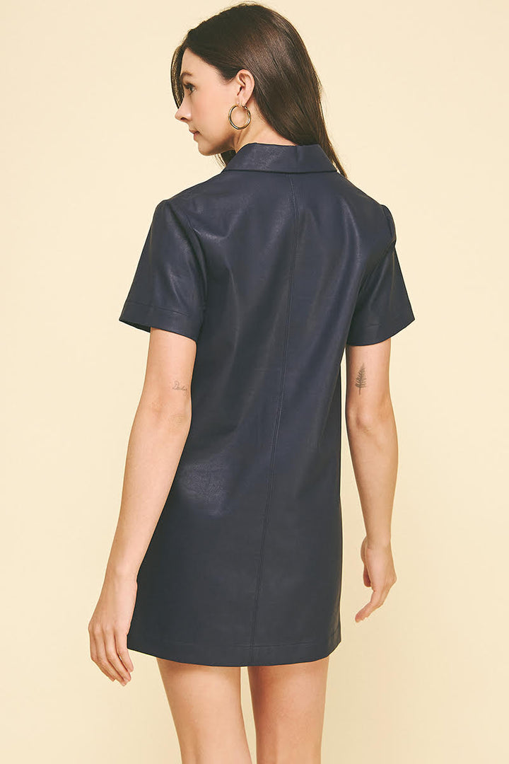 Suzanna Mini Dress - Navy
