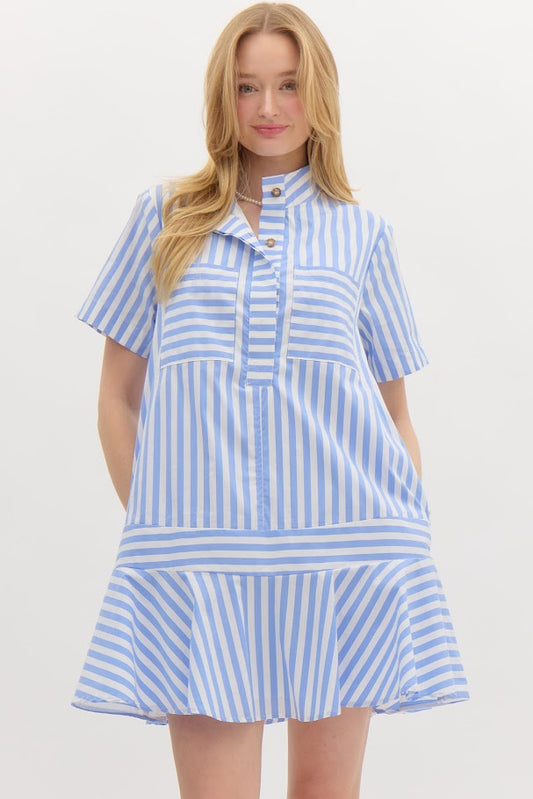 The Jamie Dress - Light Blue