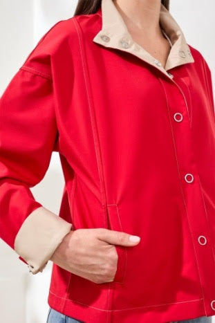 Rain or Shine Jacket - Sangria