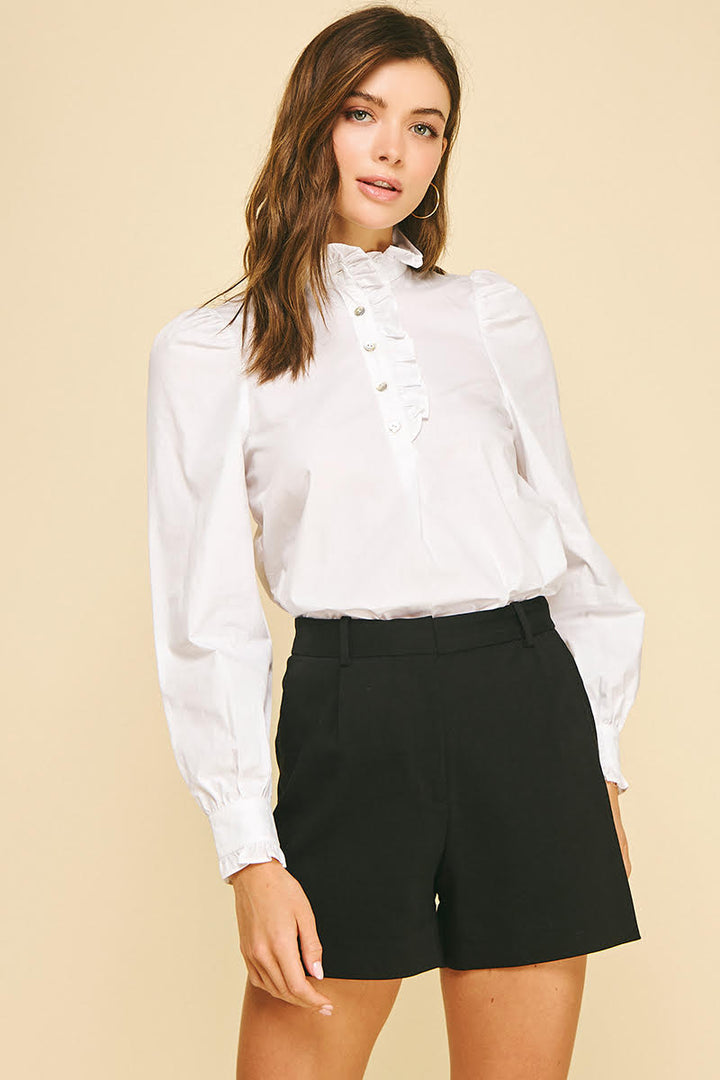 Louise Blouse - White