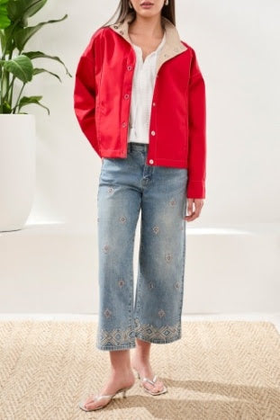 Rain or Shine Jacket - Sangria