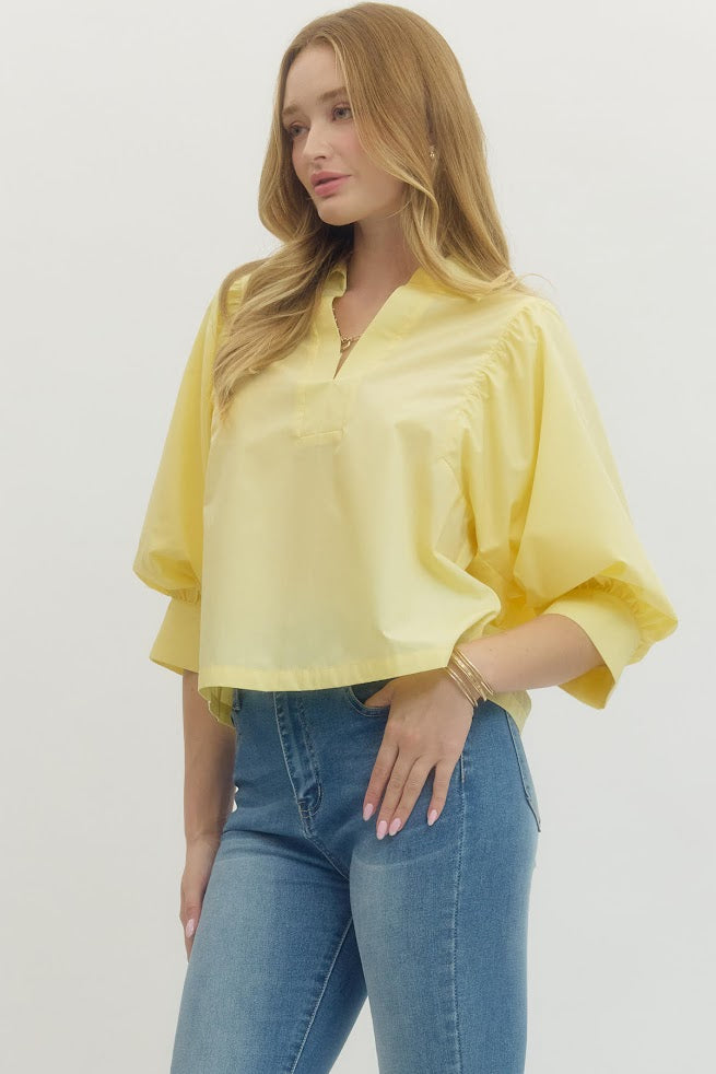 Sunshine Top - Yellow