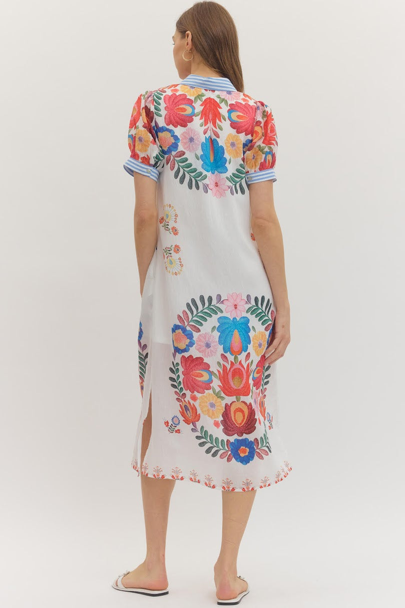 Fiesta Time Dress - Ivory