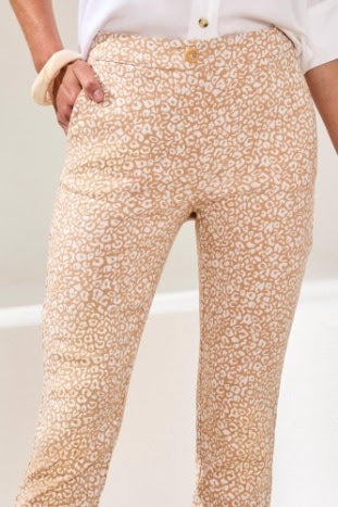 Pull On Capri Pants - Sesame