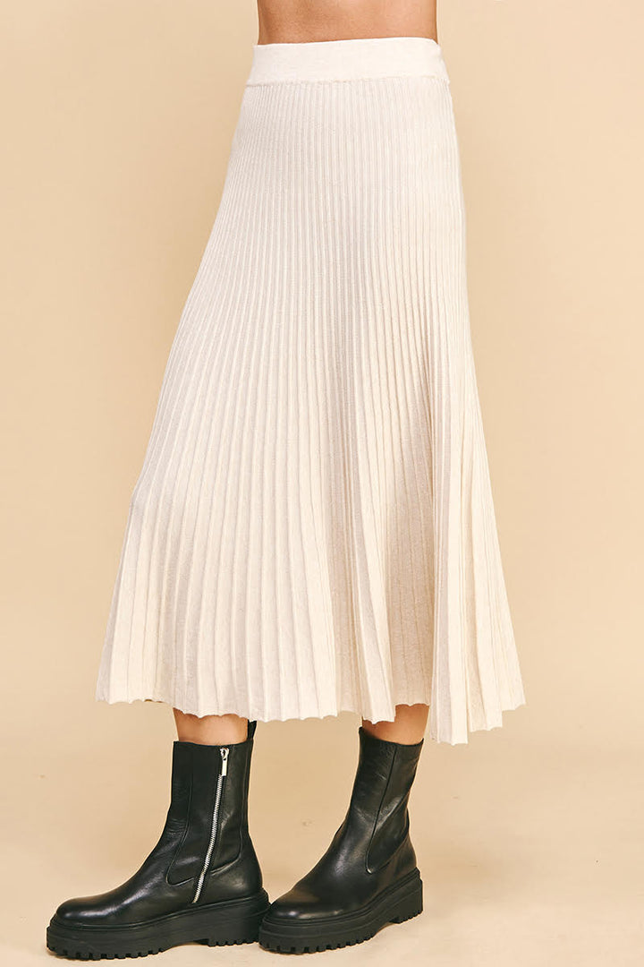 Oh Pleats Skirt - Ivory