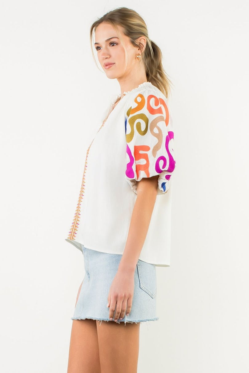 The Penny Top - Cream