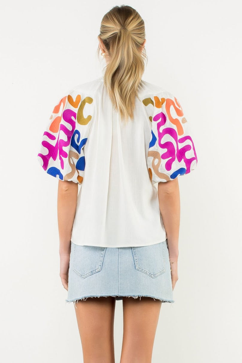The Penny Top - Cream
