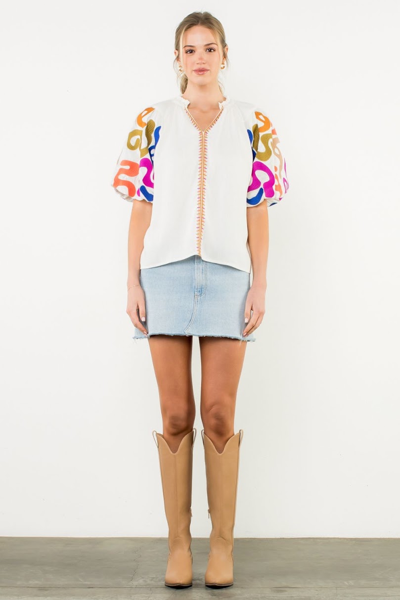 The Penny Top - Cream
