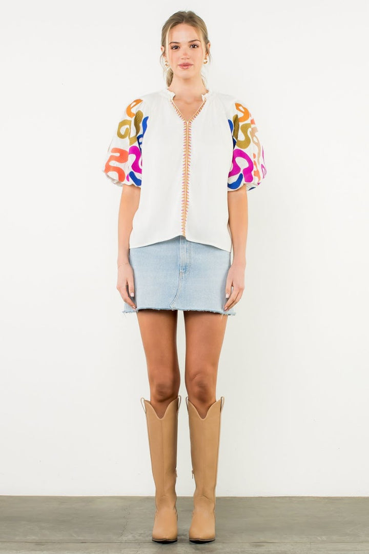 The Penny Top - Cream