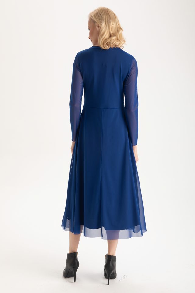 Callie Midi Dress - Cobalt