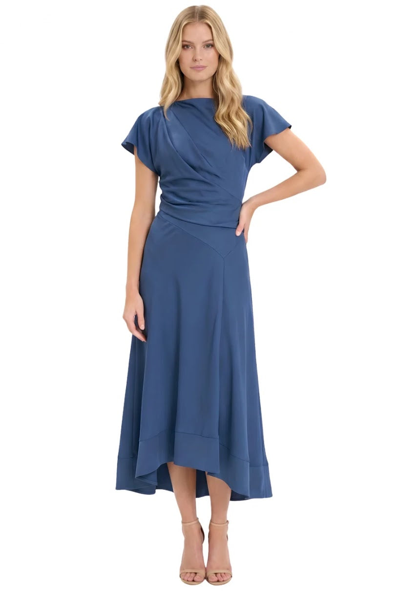 Bindi Midi Dress - Dark Denim