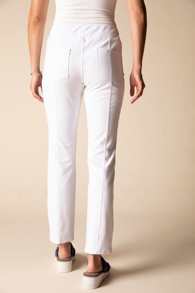 Susan Straight Leg Pants - White